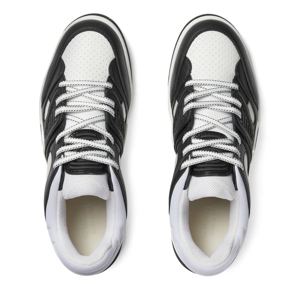 Gucci Men’s Basket low-top sneakers Black/White - Picture 3 of 16